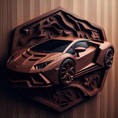 3D модель Lamborghini Sesto Elemento (STL)